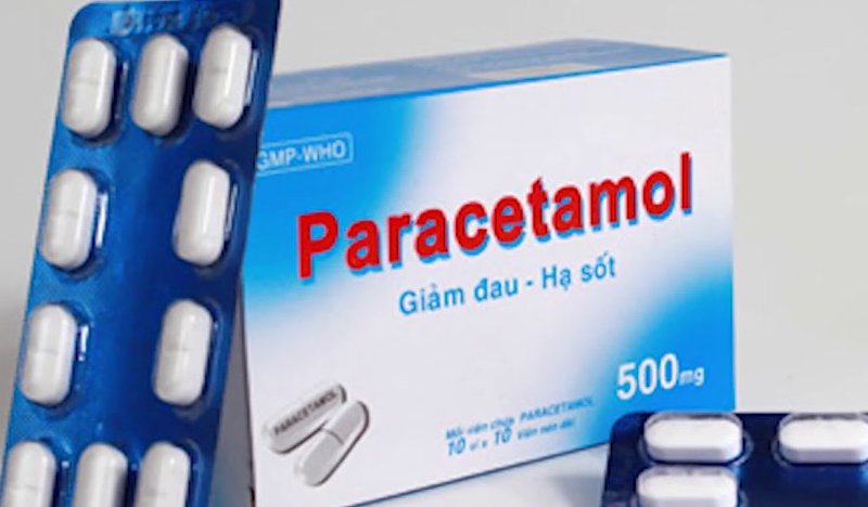  Hạ sốt, giảm đau bằng paracetamol\